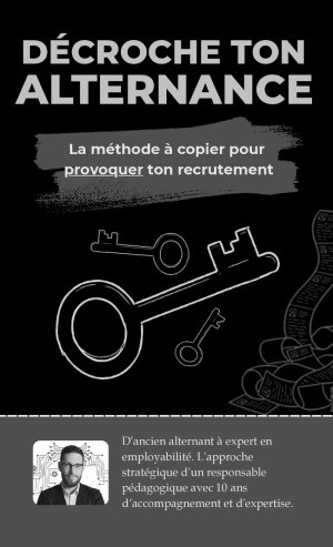 Couverture du livre Décroche ton alternance - Noir & Blanc